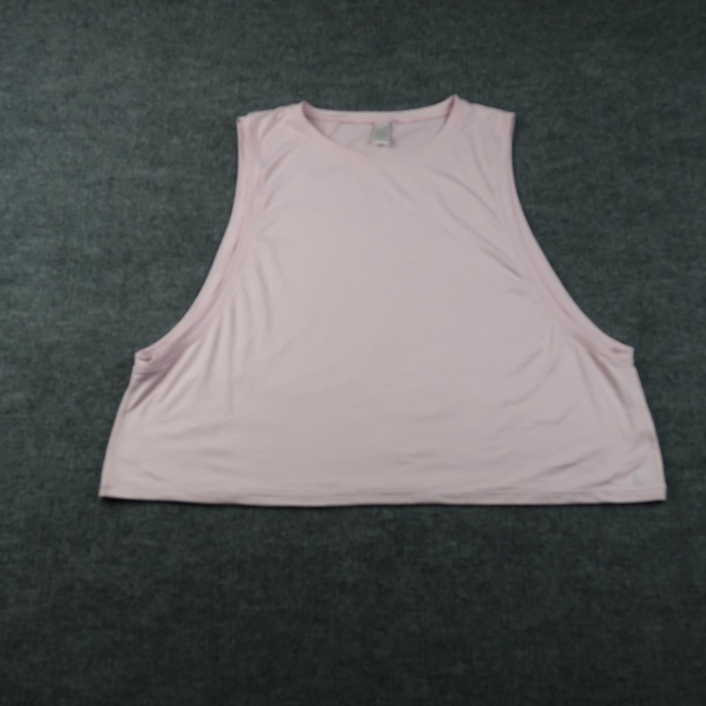 JustFab Active Tank Top Womens‎ 2XL Pink Sleeveless Workout Gym Muscle Shirt